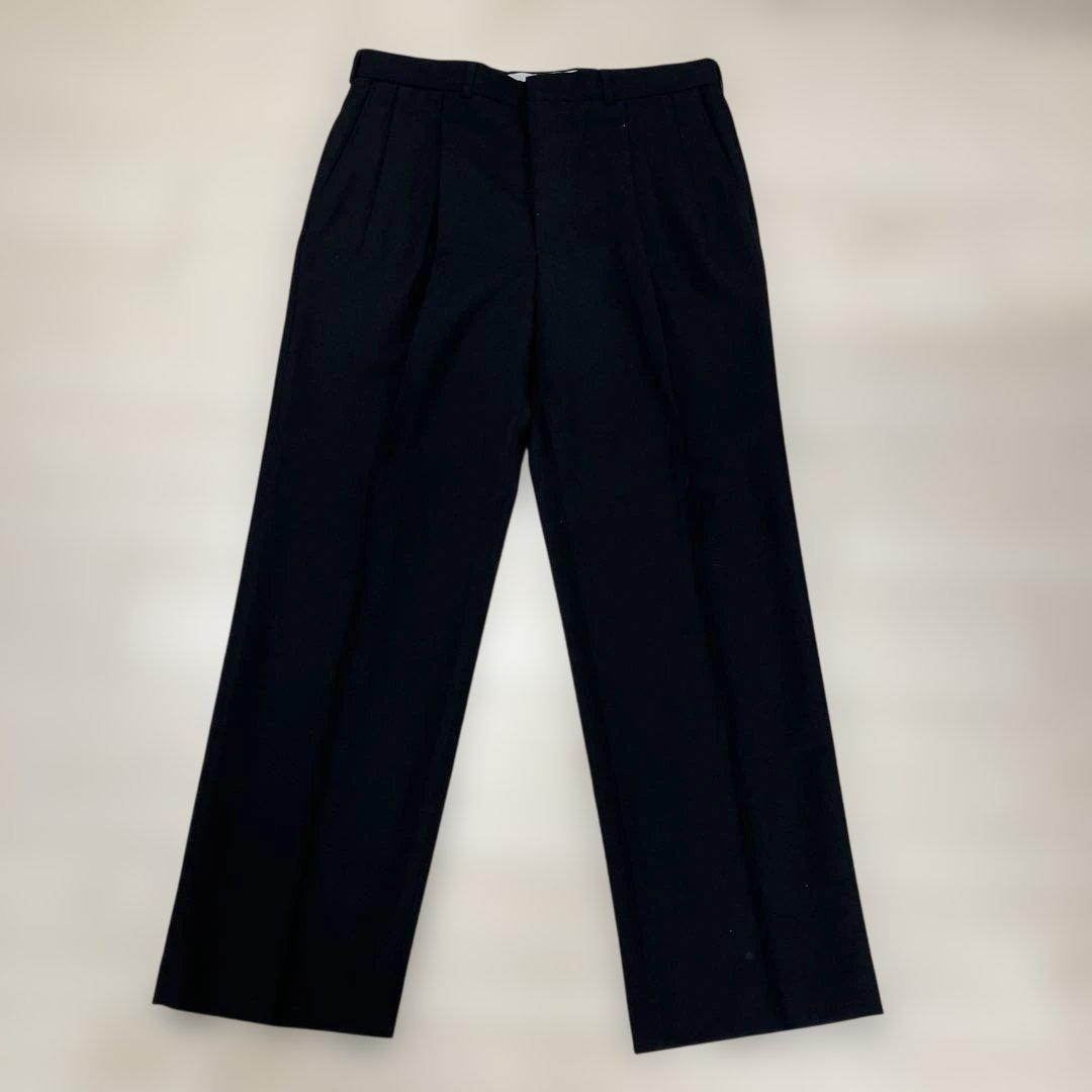 USA製 TOWNCRAFT ツータックスラックス ブラック W35L30