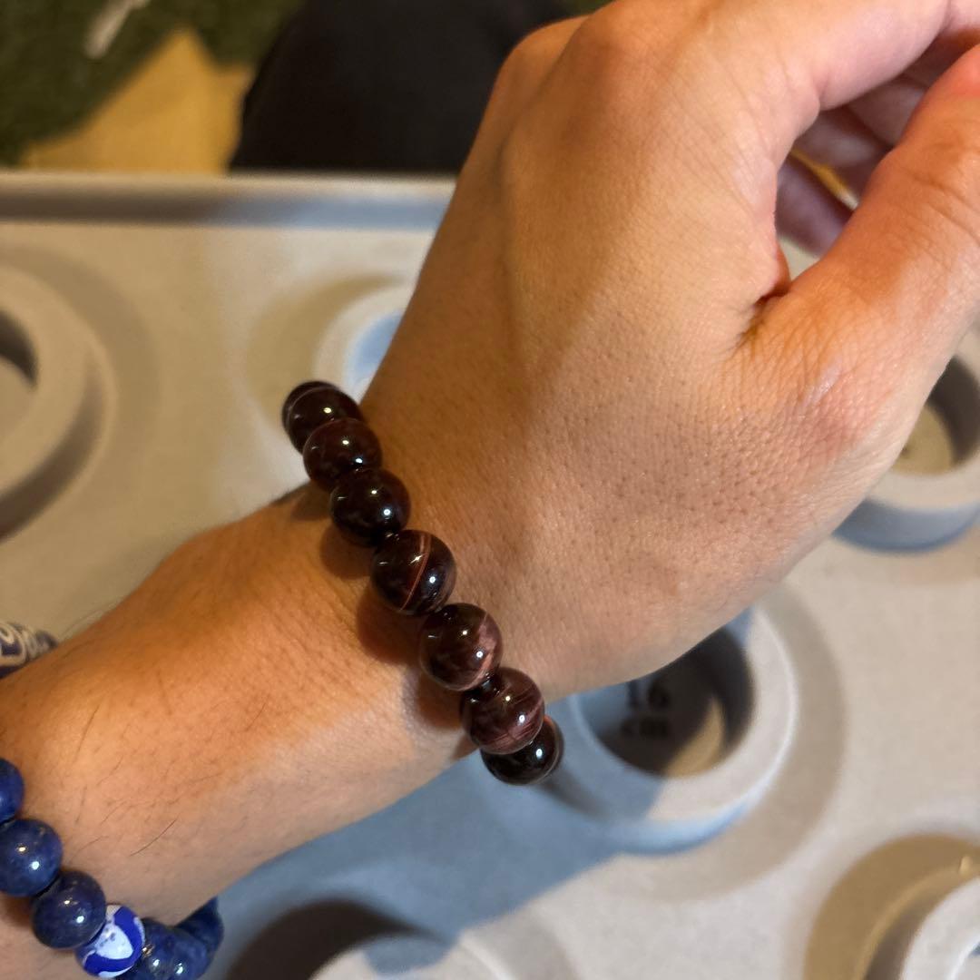 すっごい綺麗なレッドタイガーアイ！ズーンとくる！おすすめ！