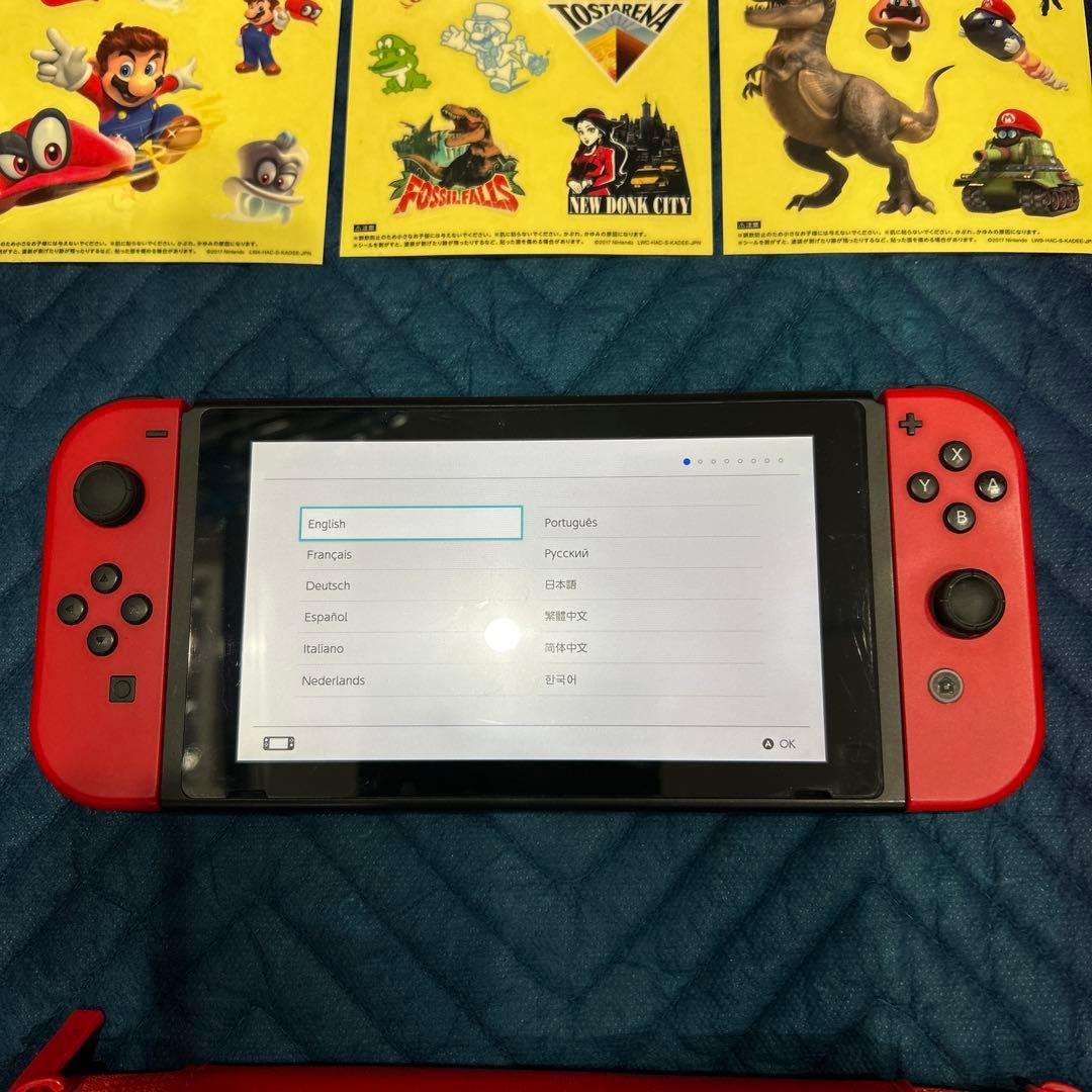 Switch本体、ドック２台 マイクロSD 256GB、プロコン2個、ケース付