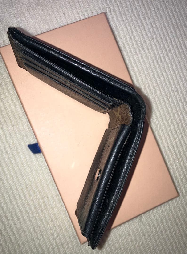 LOUIS VUITTON マカサー モノグラム 二つ折り財布