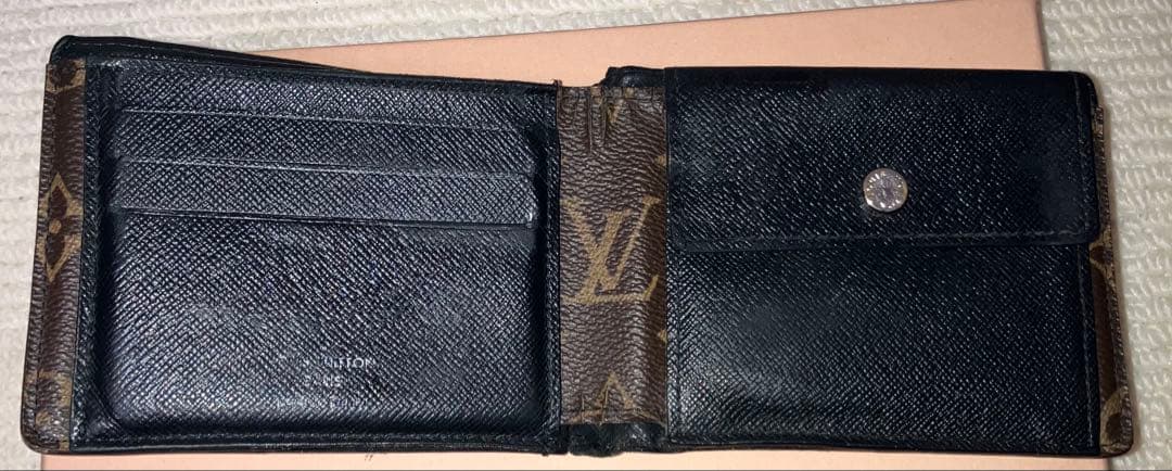 LOUIS VUITTON マカサー モノグラム 二つ折り財布