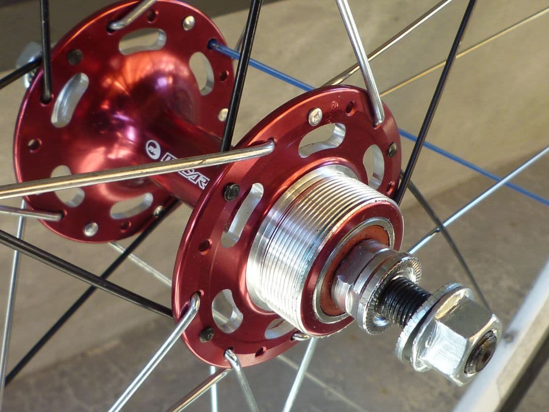 700Cホイール前後セット ホワイトリム ピスト タイヤ付きTPUチューブ