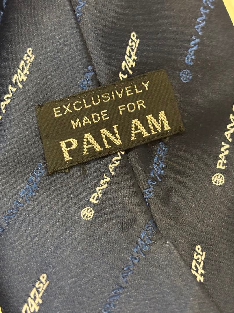 PAN AM パンナム ヴィンテージ 747SPプロモーション用 ネクタイ