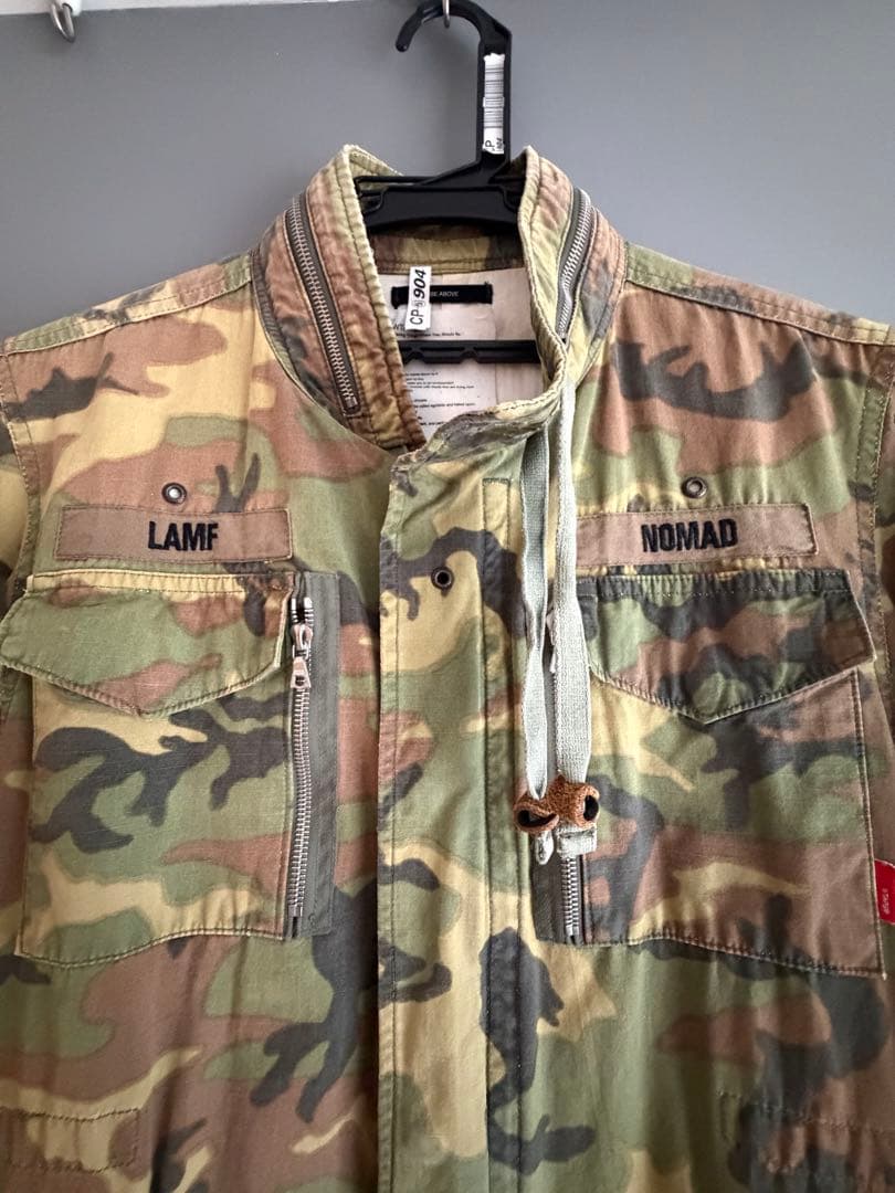 WTAPS パンサー刺繍 ブラウンリーフカモ M-65