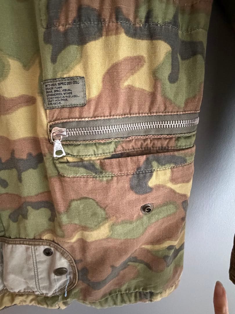 WTAPS パンサー刺繍 ブラウンリーフカモ M-65