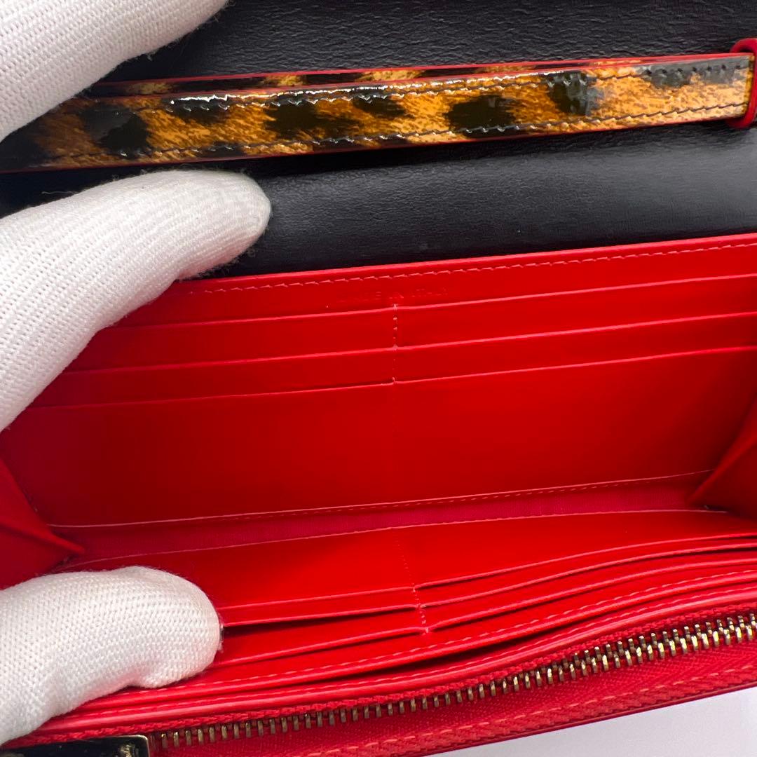 ✨美品✨クリスチャンルブタン 長財布 パネトーネレオパード柄 レザー