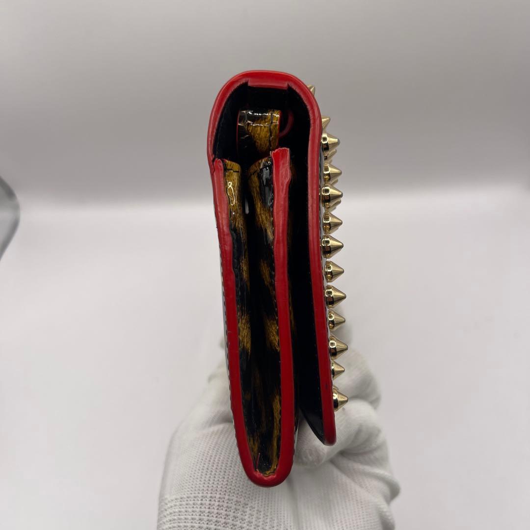 ✨美品✨クリスチャンルブタン 長財布 パネトーネレオパード柄 レザー