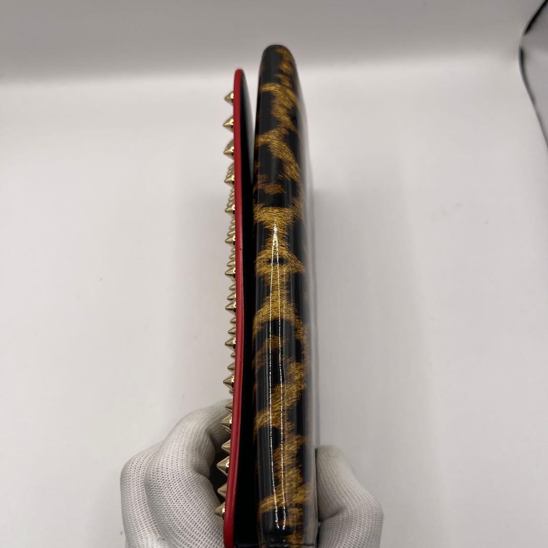✨美品✨クリスチャンルブタン 長財布 パネトーネレオパード柄 レザー