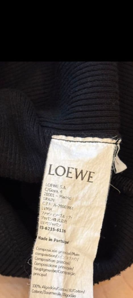 L　国内正規品 LOEWE オーバーサイズフィット ロングスリーブ T