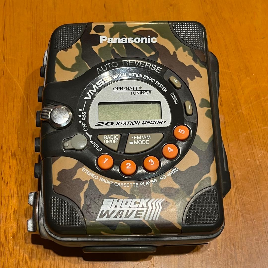 完動品　パナソニック　shock wave RQ-SW20 カセットプレーヤー