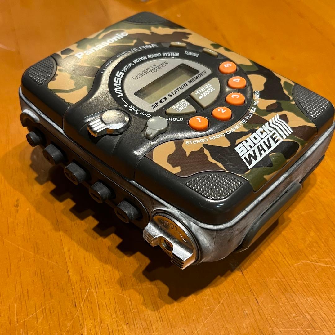 完動品　パナソニック　shock wave RQ-SW20 カセットプレーヤー