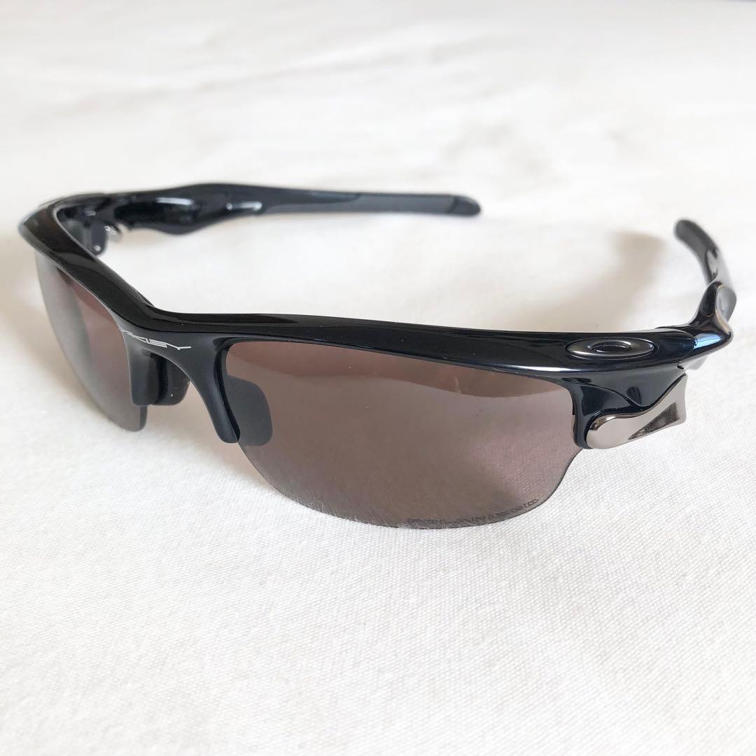 【Oakley】偏光 サングラス ケース付き　替えレンズ　替え鼻パッド　袋　美品