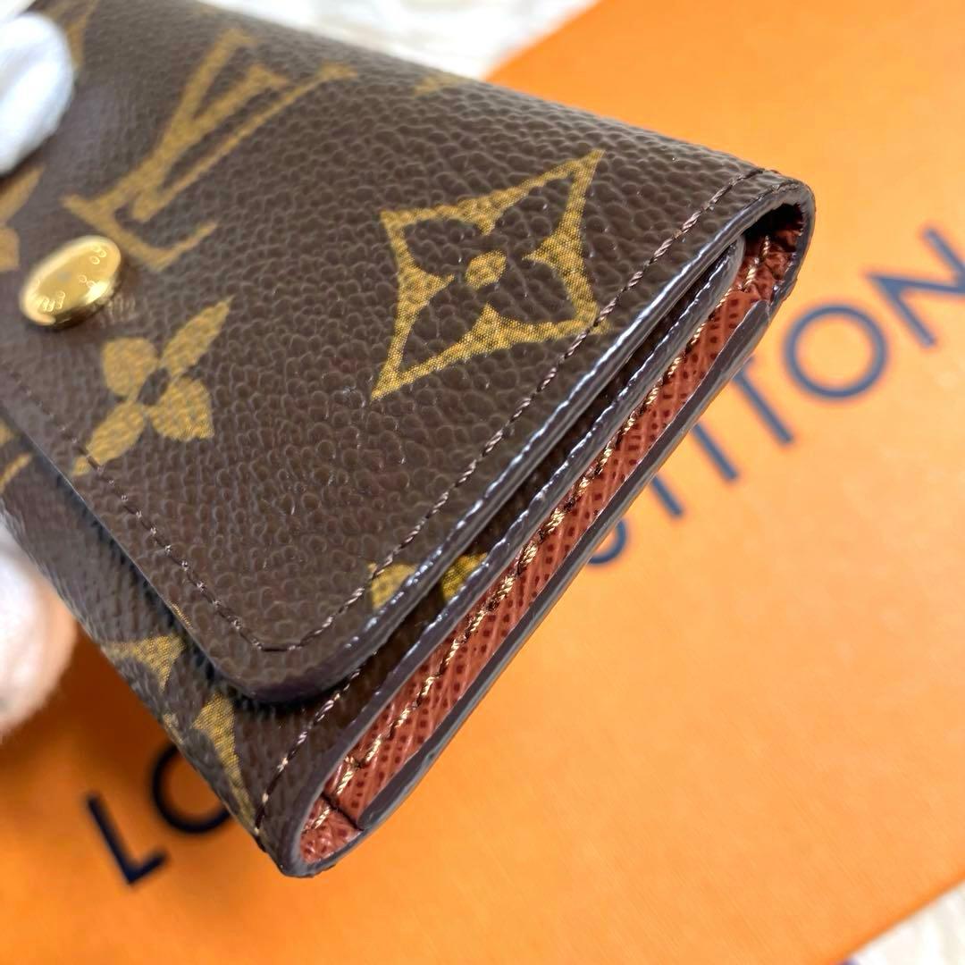 極美品＊ルイヴィトン 4回キーケース モノグラム ゴールド金具