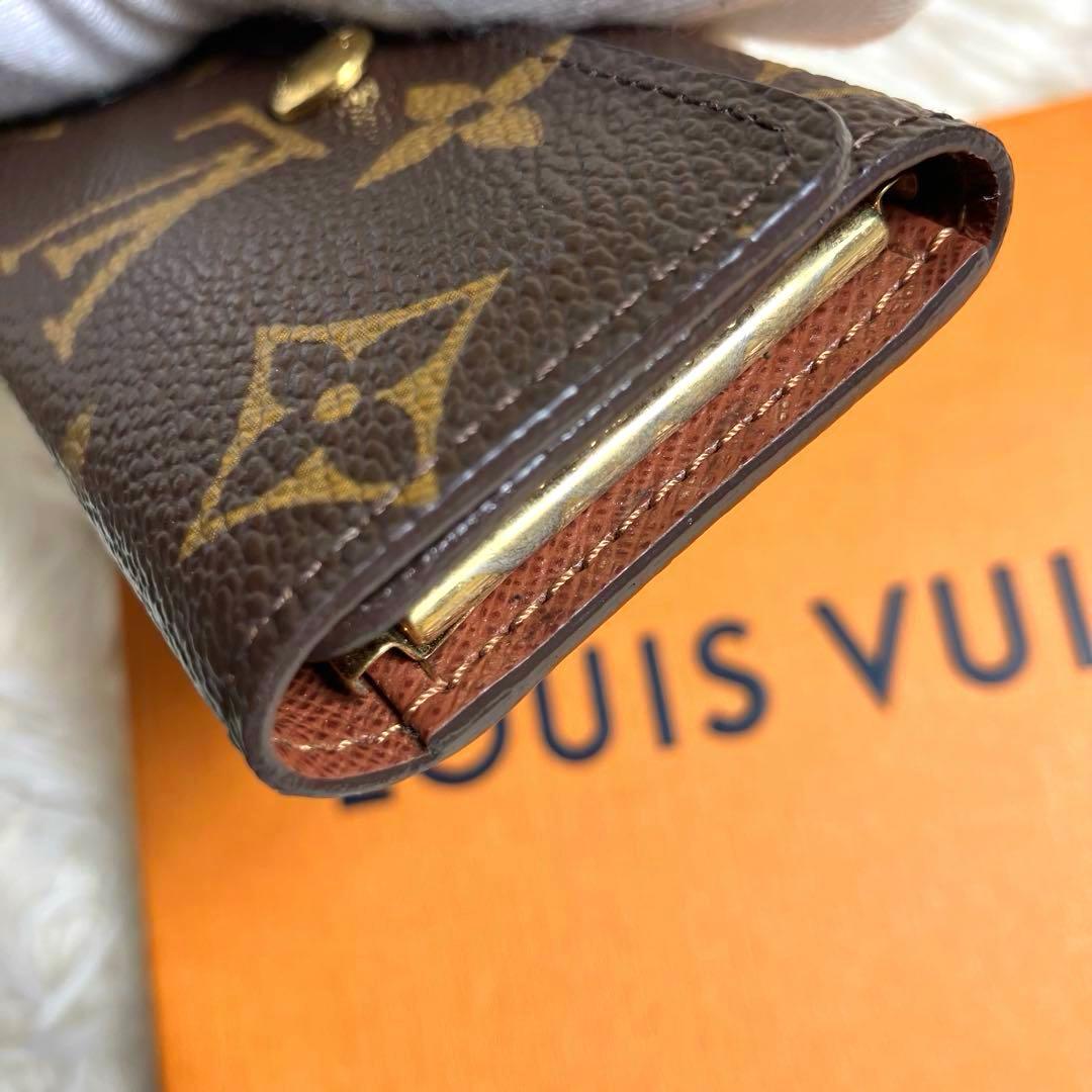 極美品＊ルイヴィトン 4回キーケース モノグラム ゴールド金具