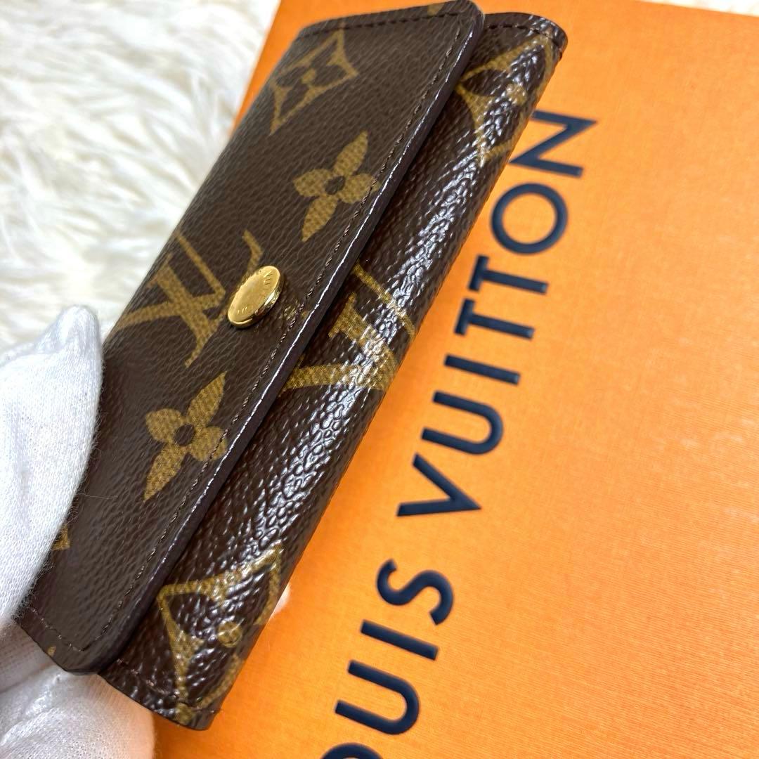 極美品＊ルイヴィトン 4回キーケース モノグラム ゴールド金具