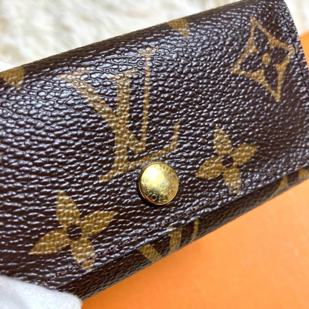 極美品＊ルイヴィトン 4回キーケース モノグラム ゴールド金具