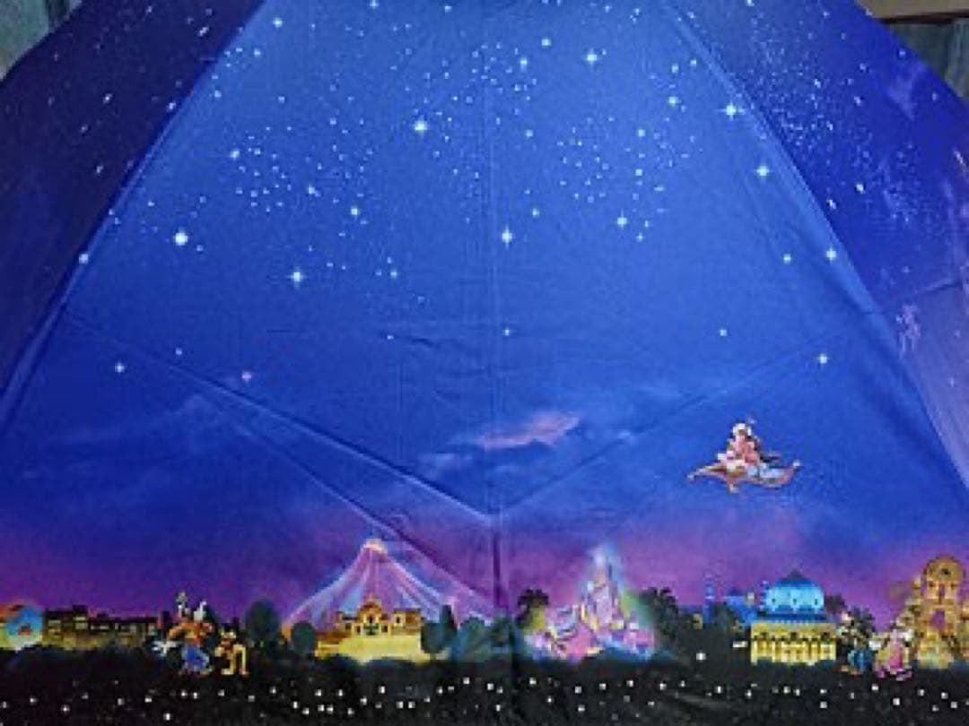 ディズニーリゾート 夜景 晴雨兼用 折傘