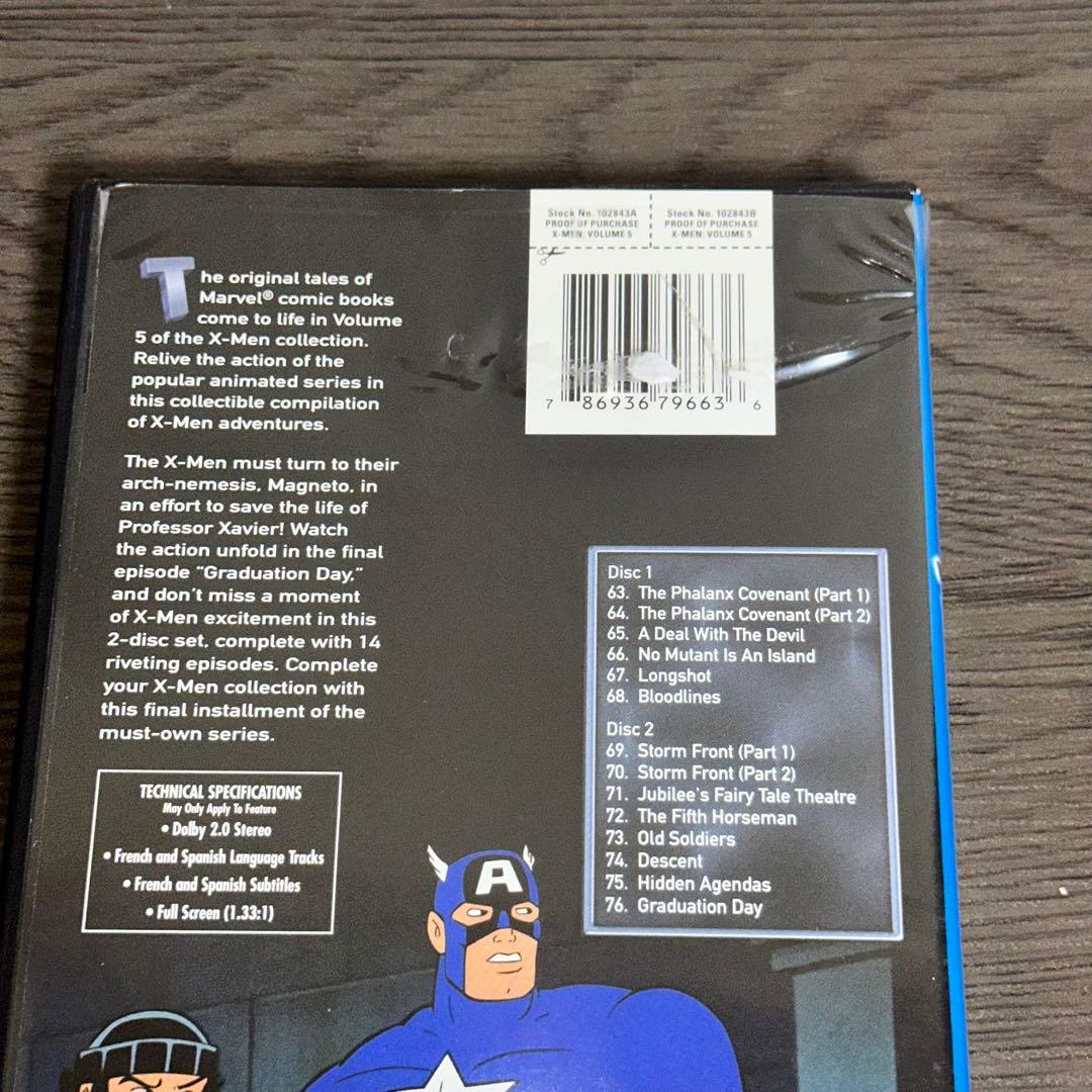 [G9067]DVD マーベル　X-MEN 中古品