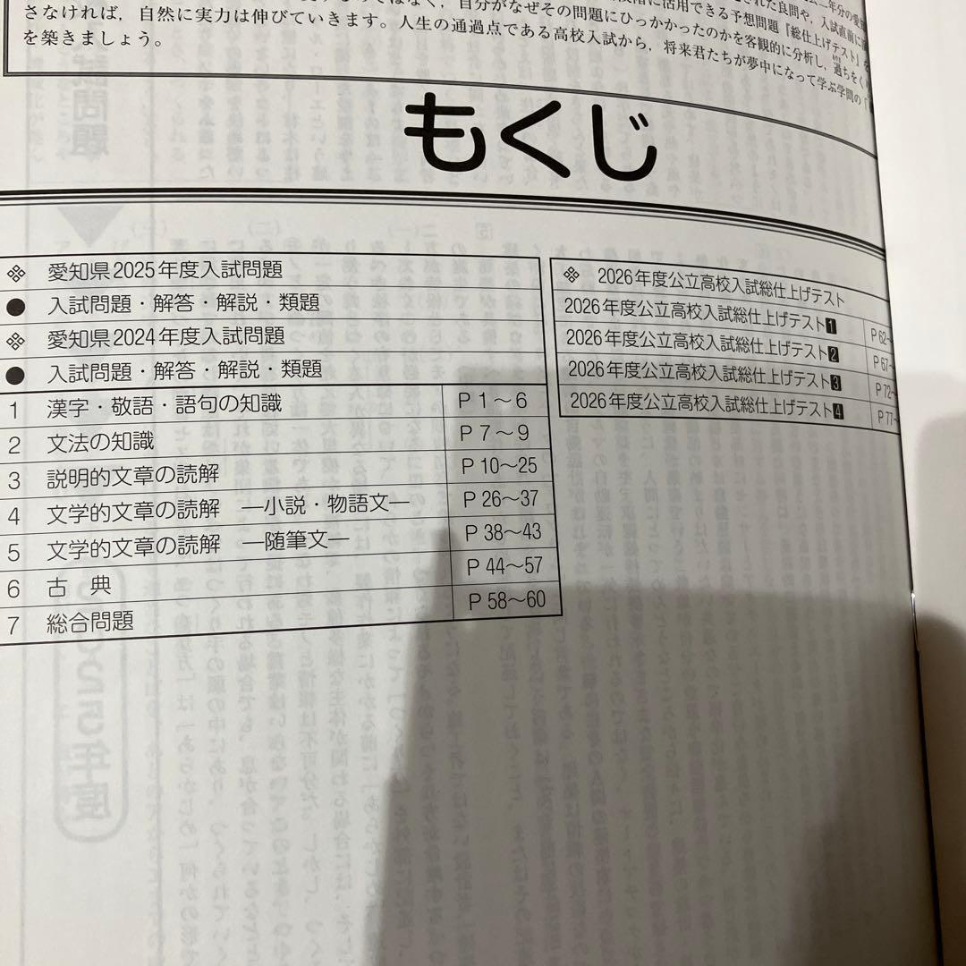 2026最新版Perfect! 入試即応精選問題集 佐鳴予備校 愛知版 公立入試