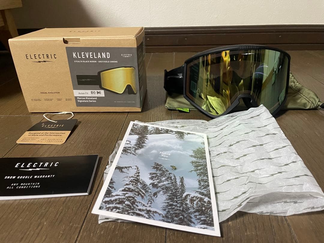 ELECTRIC KLEVELAND ゴーグル　used 定価22,000円