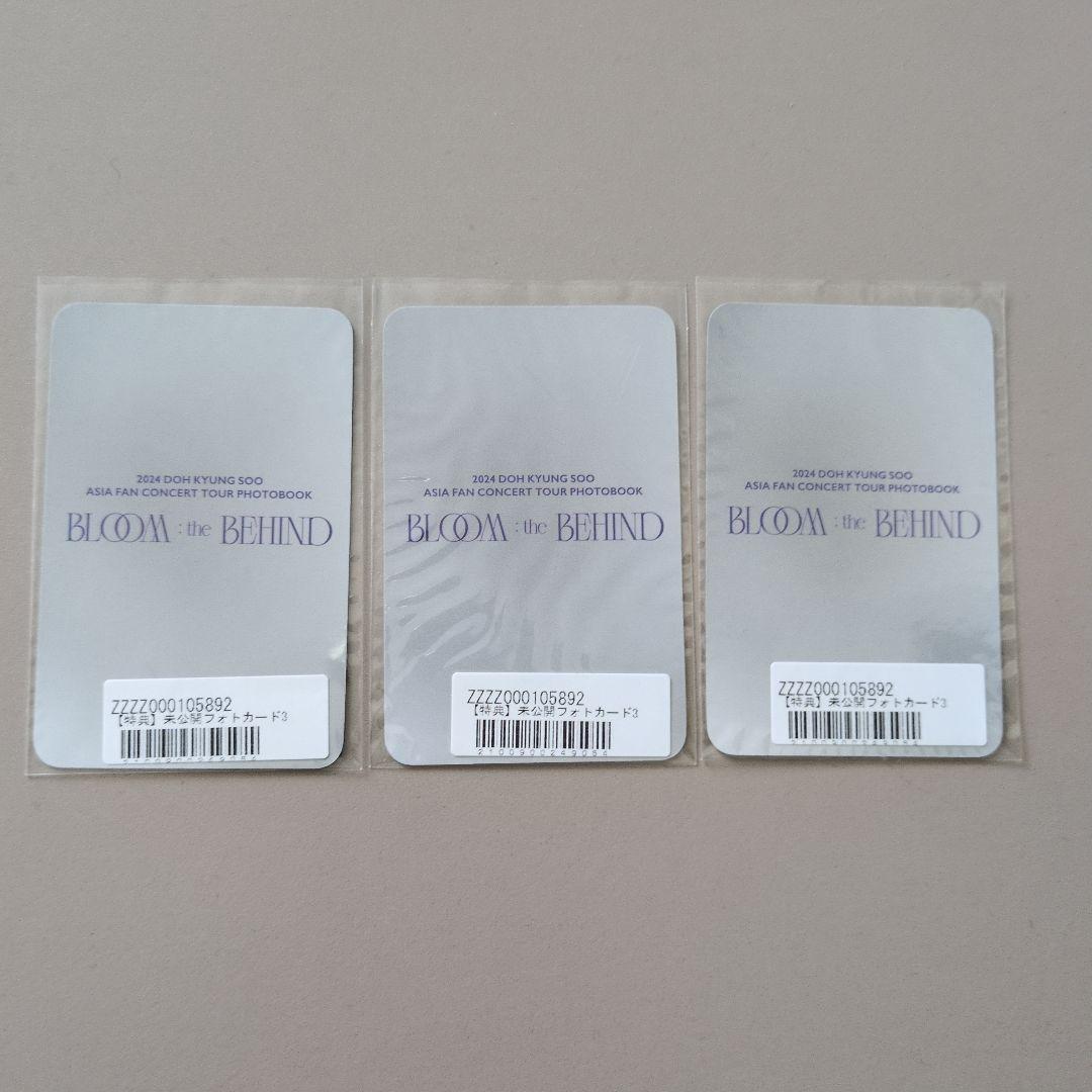 D.O. ド・ギョンスBLOOM the BEHIND 写真集 特典トレカ付