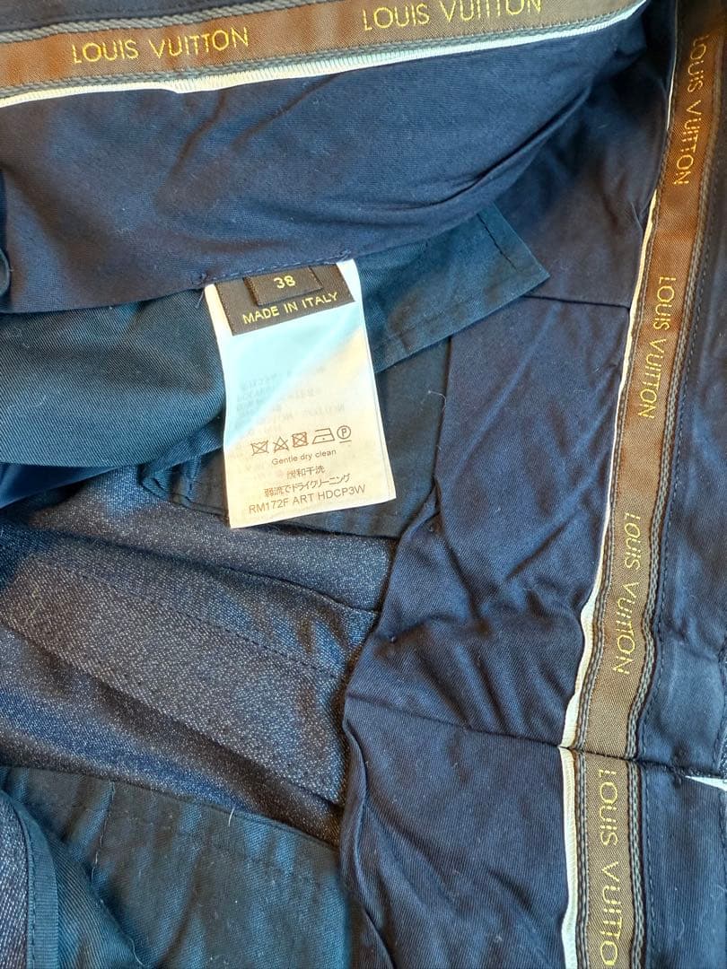 Louis Vuitton ネイビー スラックス　サイズ38 ルイヴィトン