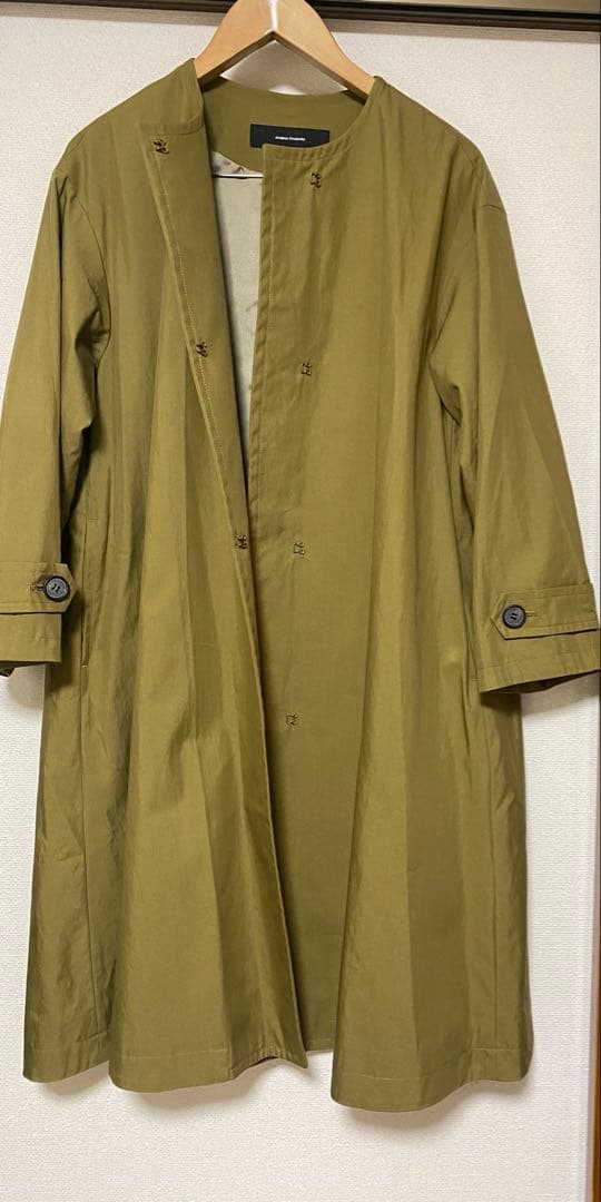 ジャーナルスタンダード　コットンナイロンギャバフレアコート　カーキ　38