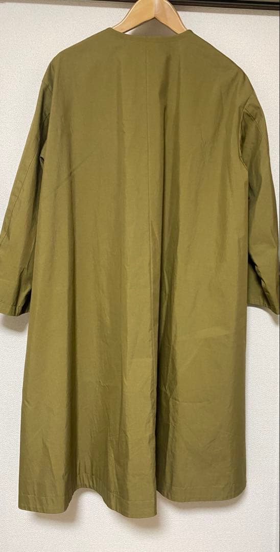ジャーナルスタンダード　コットンナイロンギャバフレアコート　カーキ　38