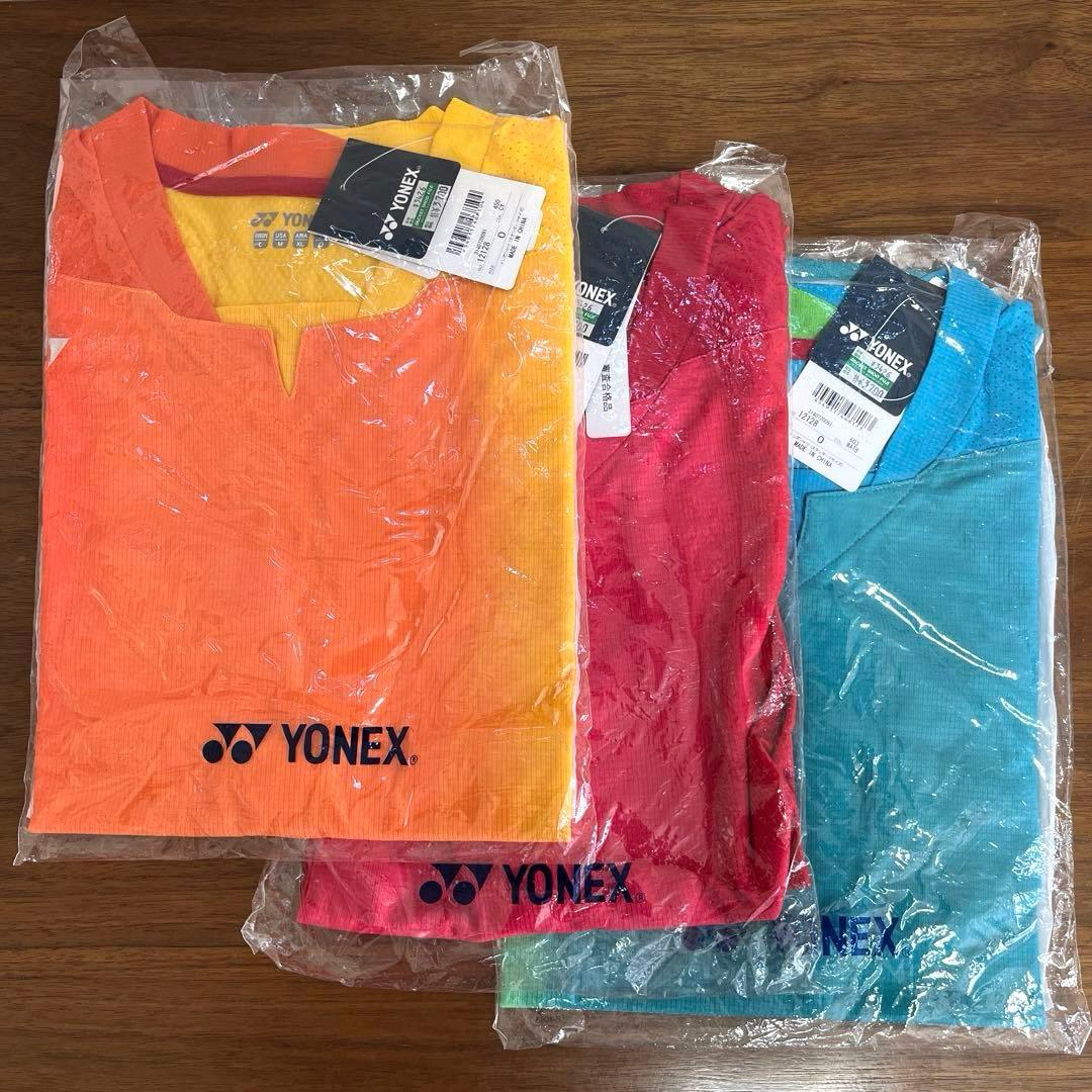 ヨネックスYONEX メンズシャツ　12128 Oサイズ 3着セット　未使用