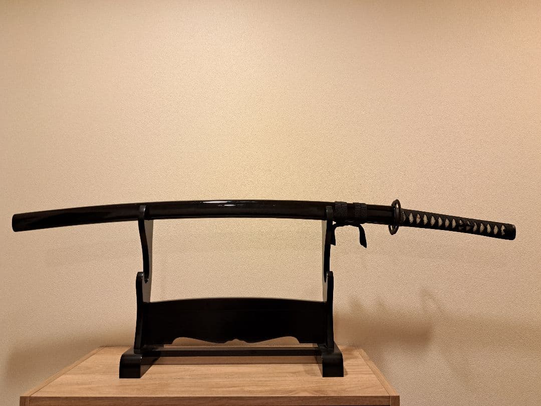 宮本武蔵 模造刀 大•小セット( 刀掛付き)