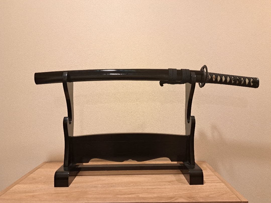 宮本武蔵 模造刀 大•小セット( 刀掛付き)