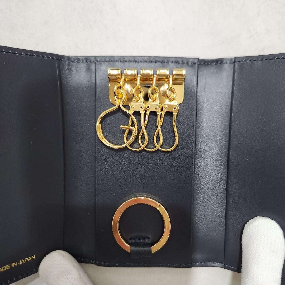 【新品未使用】箱無しブルーレーベルクレストブリッジ　チェックPVCキーケース