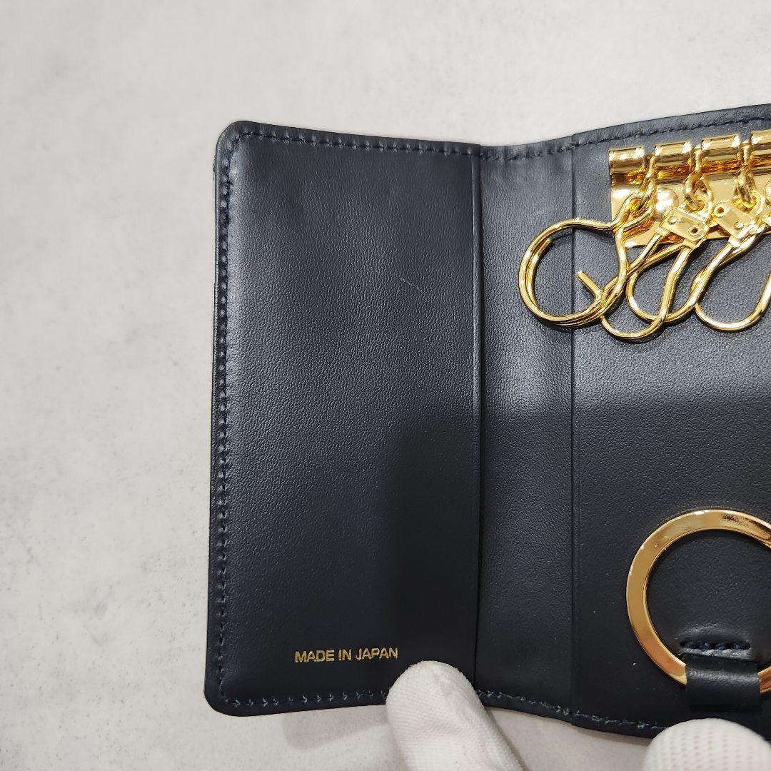 【新品未使用】箱無しブルーレーベルクレストブリッジ　チェックPVCキーケース