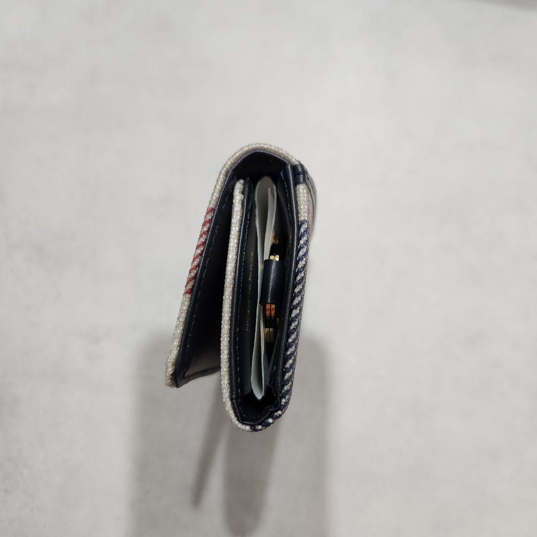 【新品未使用】箱無しブルーレーベルクレストブリッジ　チェックPVCキーケース