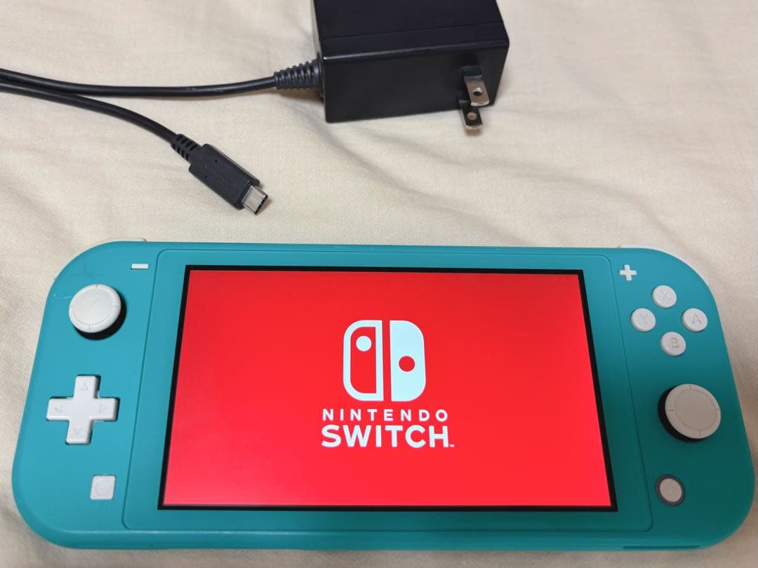 Switchライト 本体 ターコイズ 充電器付き