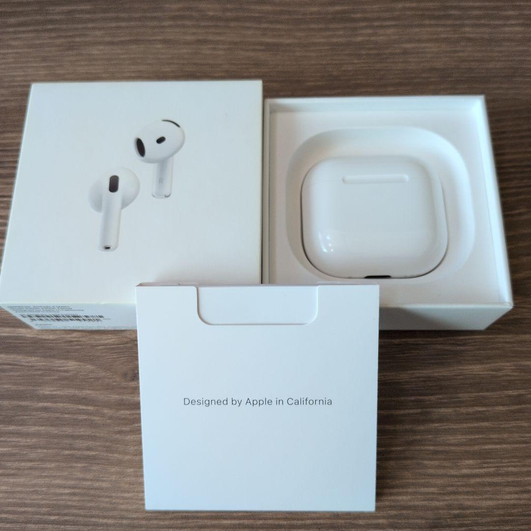 アクティブノイズキャンセリング機能搭載AirPods4