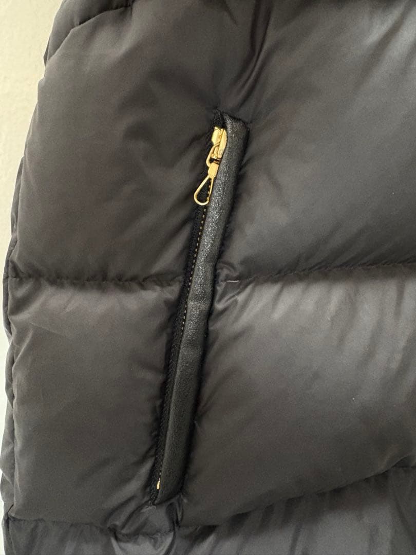 ナノユニバース　西川ダウン　ダウンベスト　2way ファー着脱可　サイズ38 黒