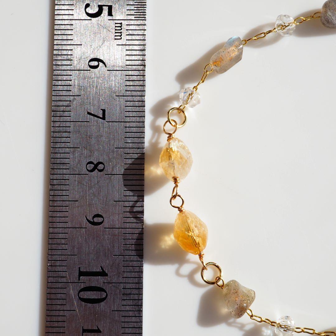 【Ruby】宝石質プレナイト×モルガナイトデザインブレスレット