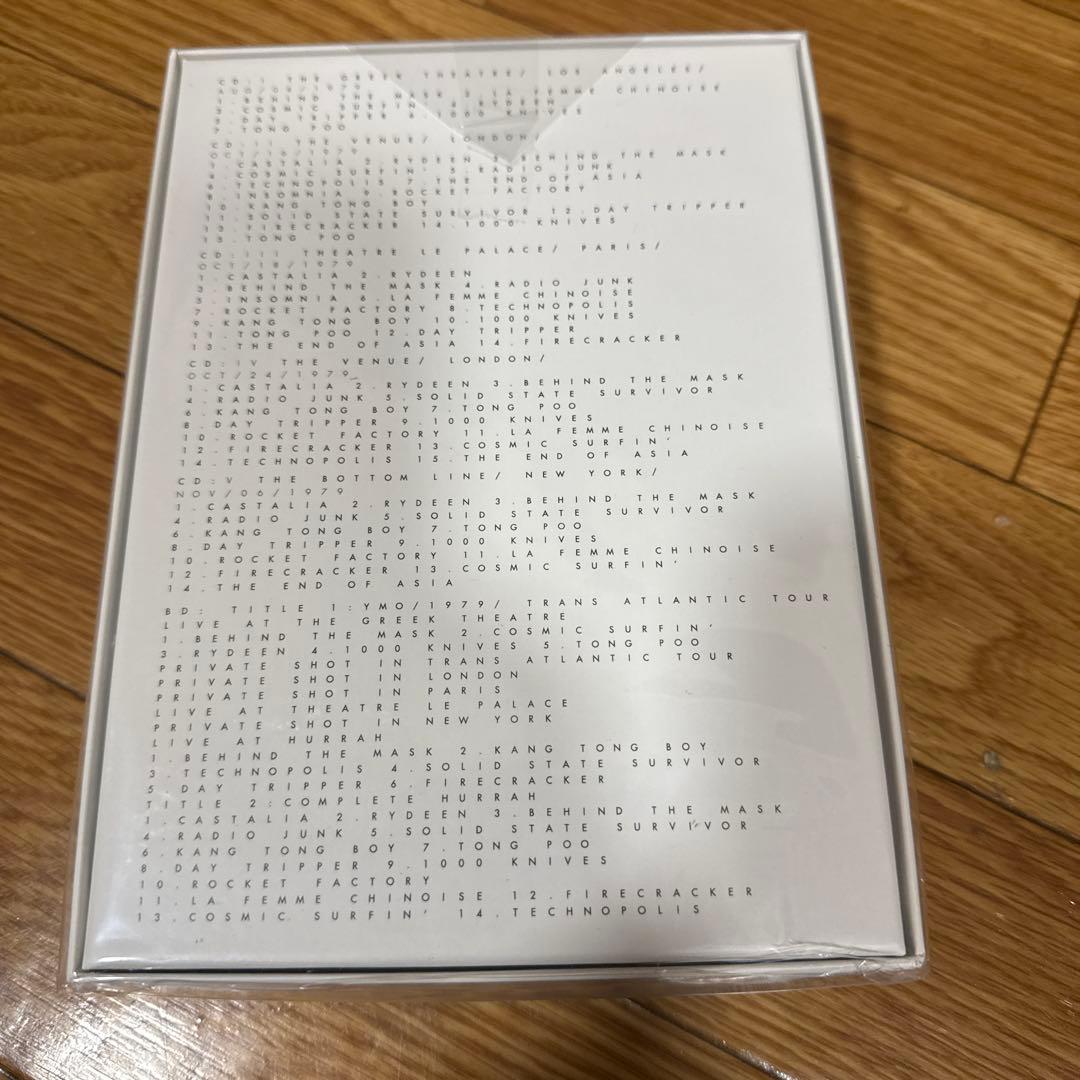 YMO 1979 TRANS ATLANTIC TOUR LIVE 特典付き