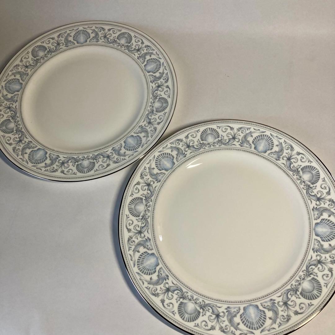  ドルフィンホワイト C&S 2客 大皿2枚 セット