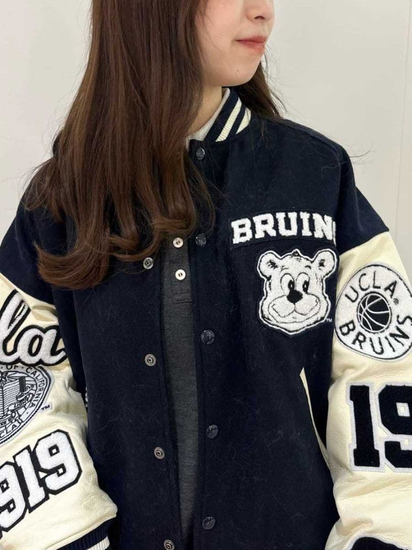 完売 M 実物写真あり スナイデル タグ付 【UCLA/NUTMEG】スタジャン