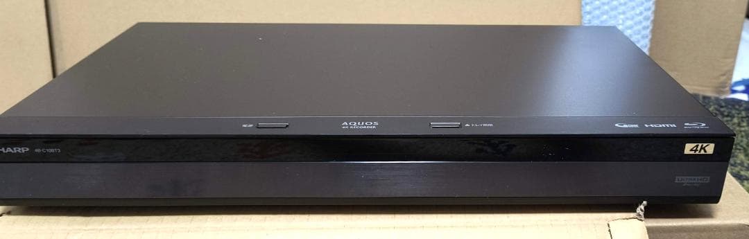 SHARP　シャープ　4K　ブルーレイレコーダー　4B-C10BT3