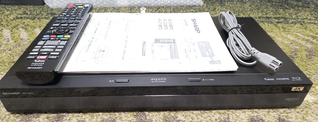 SHARP　シャープ　4K　ブルーレイレコーダー　4B-C10BT3