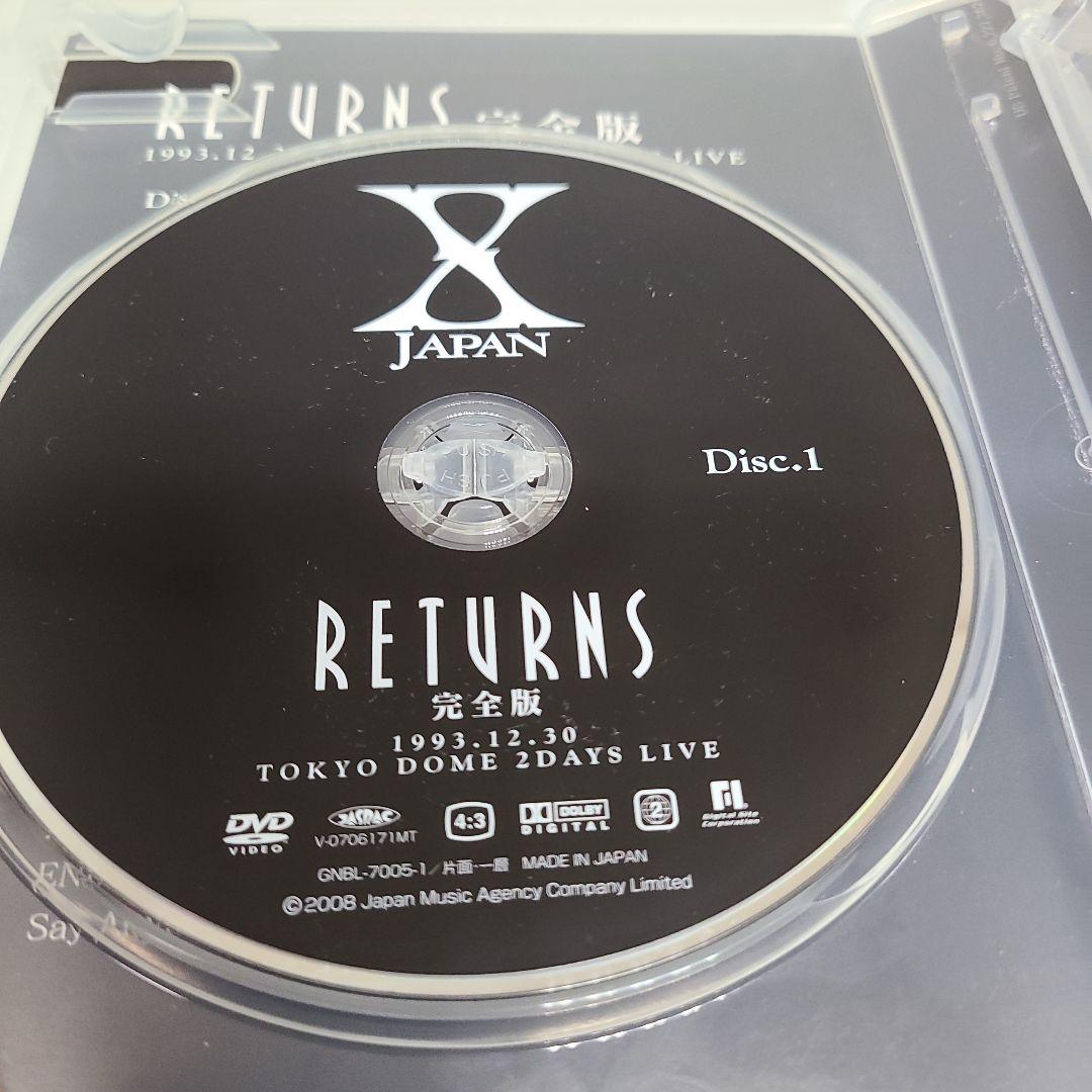 X JAPAN RETURNS 完全版 DVD BOX SET