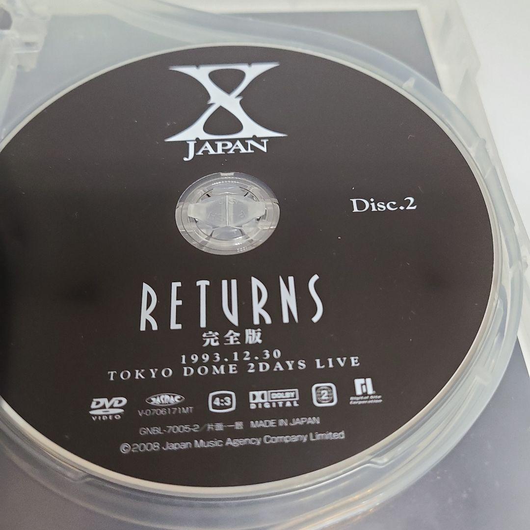 X JAPAN RETURNS 完全版 DVD BOX SET