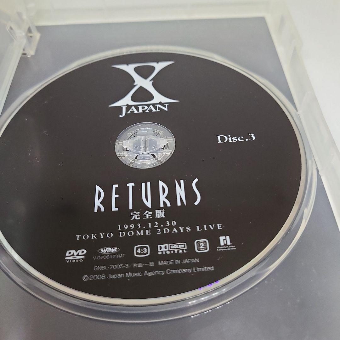 X JAPAN RETURNS 完全版 DVD BOX SET