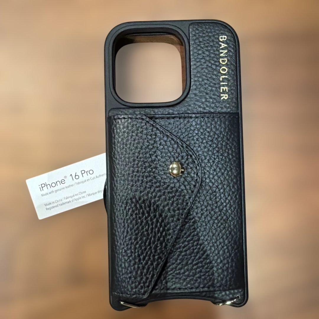 【新品】BANDOLIER iPhone16pro BLACK GOLD