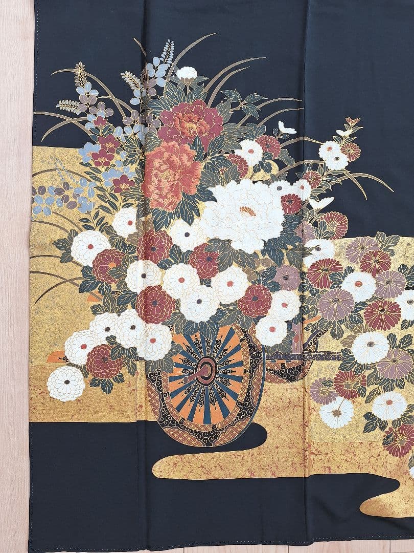 着物リメイクワンピース3633