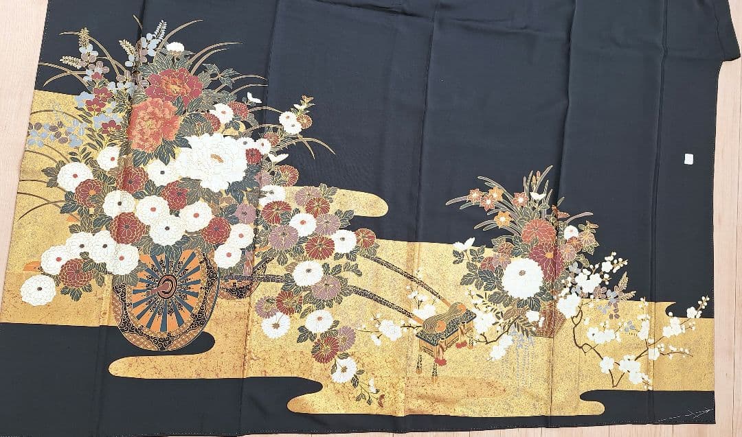 着物リメイクワンピース3633