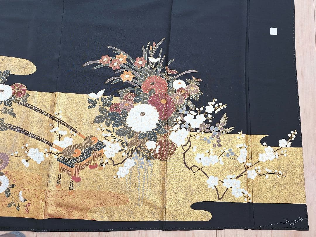 着物リメイクワンピース3633